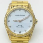 Girard-Perregaux / Chronometer - Diamond - 18K - Lady's Yellow gold Wrist Watch