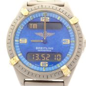 Breitling / Aerospace - Gentlemen's Titanium Wrist Watch