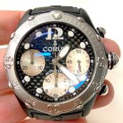 Corum / Midnight Chronograph Diver Taucher - Gentlemen's Steel Wrist Watch