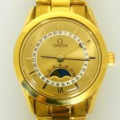 Omega / Rare - Moonphase - Maison Fondee En 1848 - Lady's Yellow gold Wrist Watch