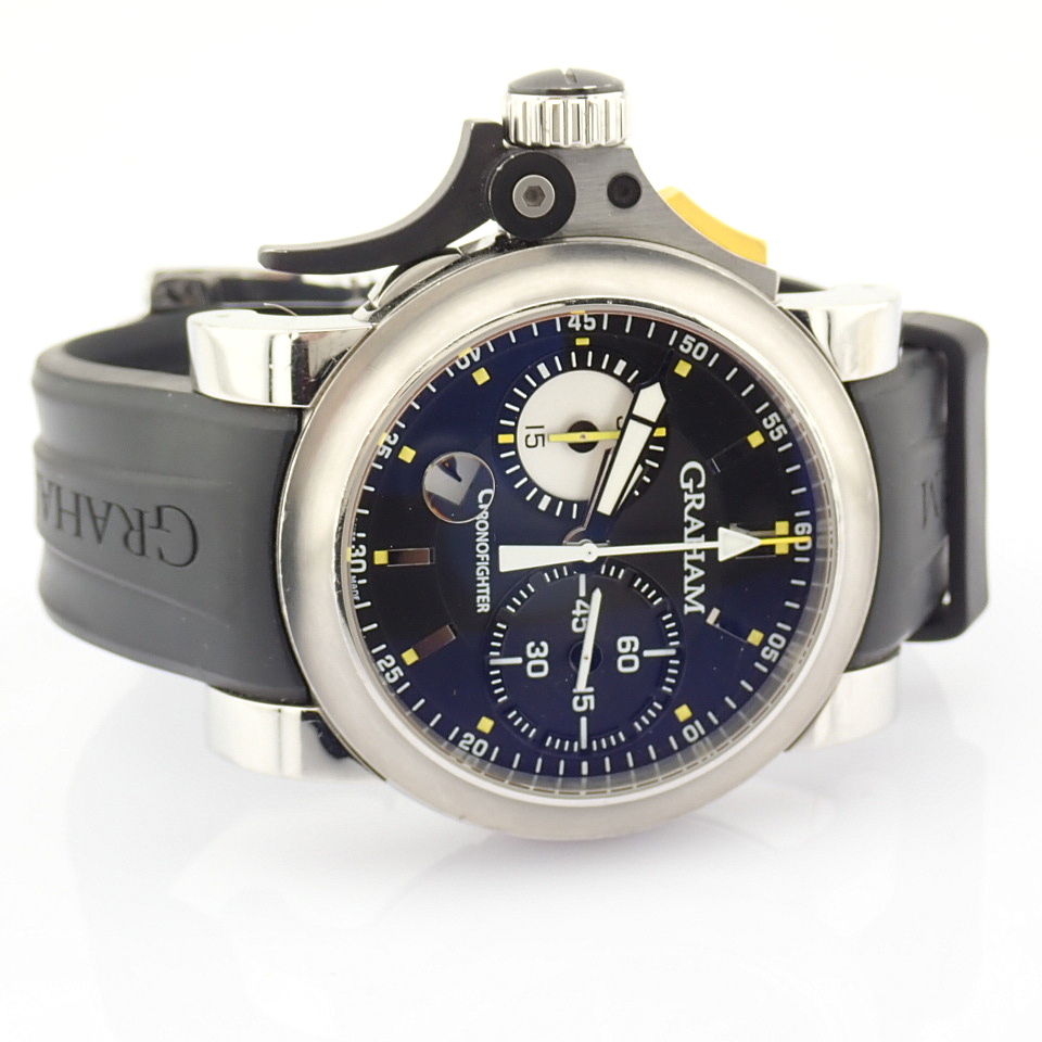 Graham / Chronofighter RAC Trigger - Gentlemen's Steel Wrist Watch - Image 12 of 14