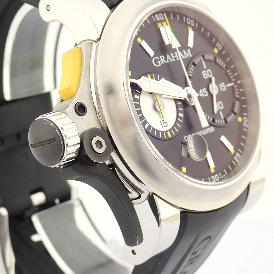 Graham / Chronofighter RAC Trigger - Gentlemen's Steel Wrist Watch - Image 10 of 14