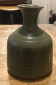 Breanish Scotland Pottery Olive Vase