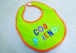 30x Quality Terry Baby Bibs "Cool Friends" by Rotho Baby Design