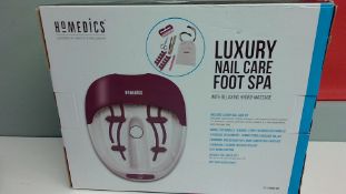 Homedics luxury nail care foot spa