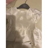 Ivory Pure Silk Smock Christening Dress Size 9-12 Months - Brand New