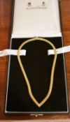 Mappin And Webb 18ct Gold Necklace 35 Grams