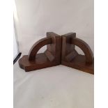 Art Deco Treen Book Ends