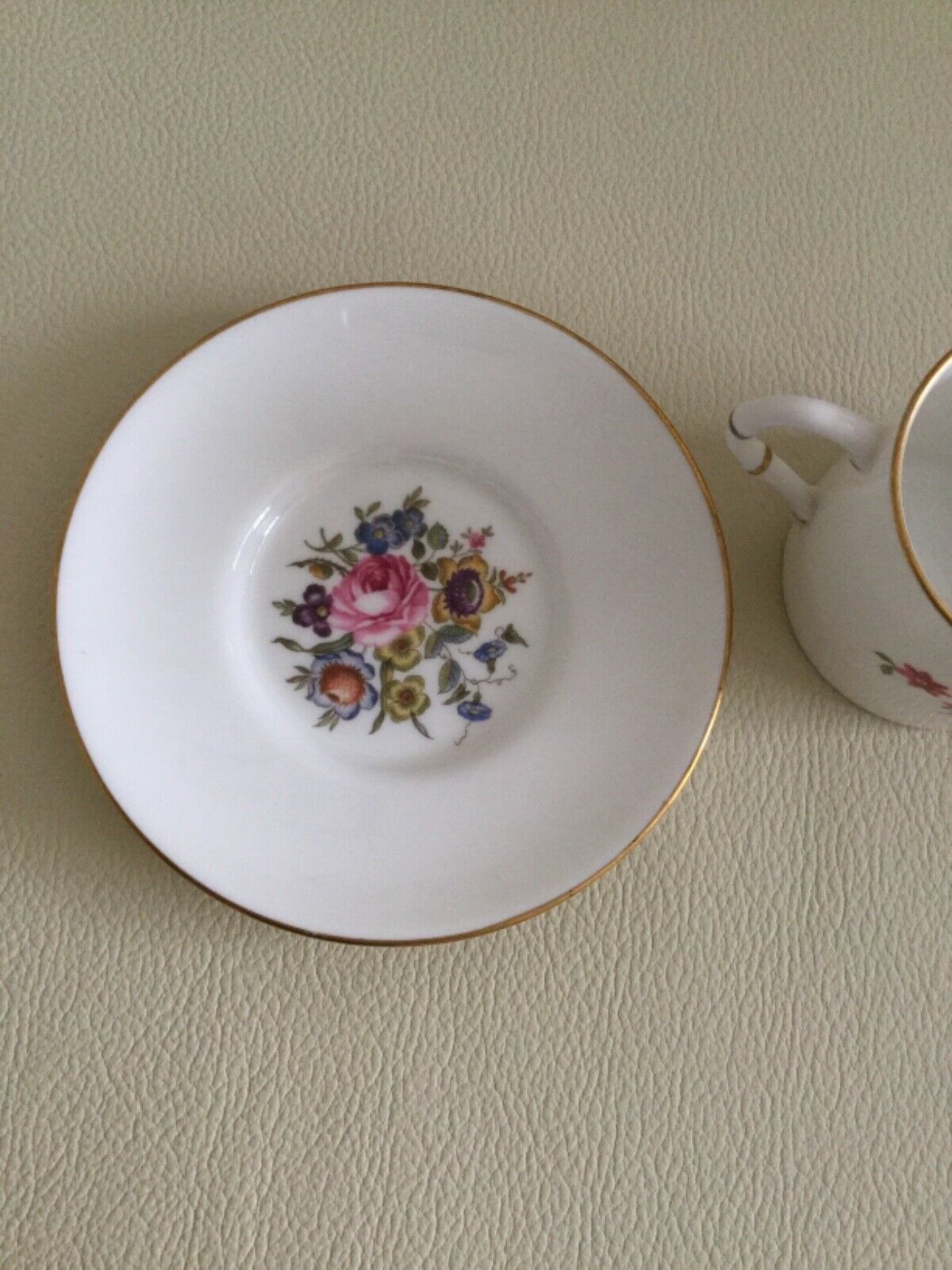 Royal Worcester Bournemouth Coffee/Espresso Cup & Saucer With Gold Gilding - Image 4 of 6