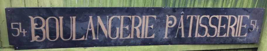 Vintage Shop Wooden Sign Boulangerie Patisserie