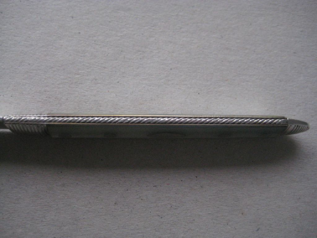 Rare Large George III Mother of Pearl Hafted Matching Silver Bladed Folding Fruit Knife & Fork - Image 23 of 24