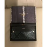 Paul Costelloe Leather Snake Print zip around purse wallet Brand New