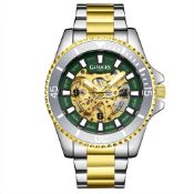 Ltd Ed Hand Assembled GAMAGES Sports Skeleton Automatic Two Tone – 5 Year Warranty & Free Delivery