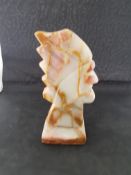 Native American Marble Statue