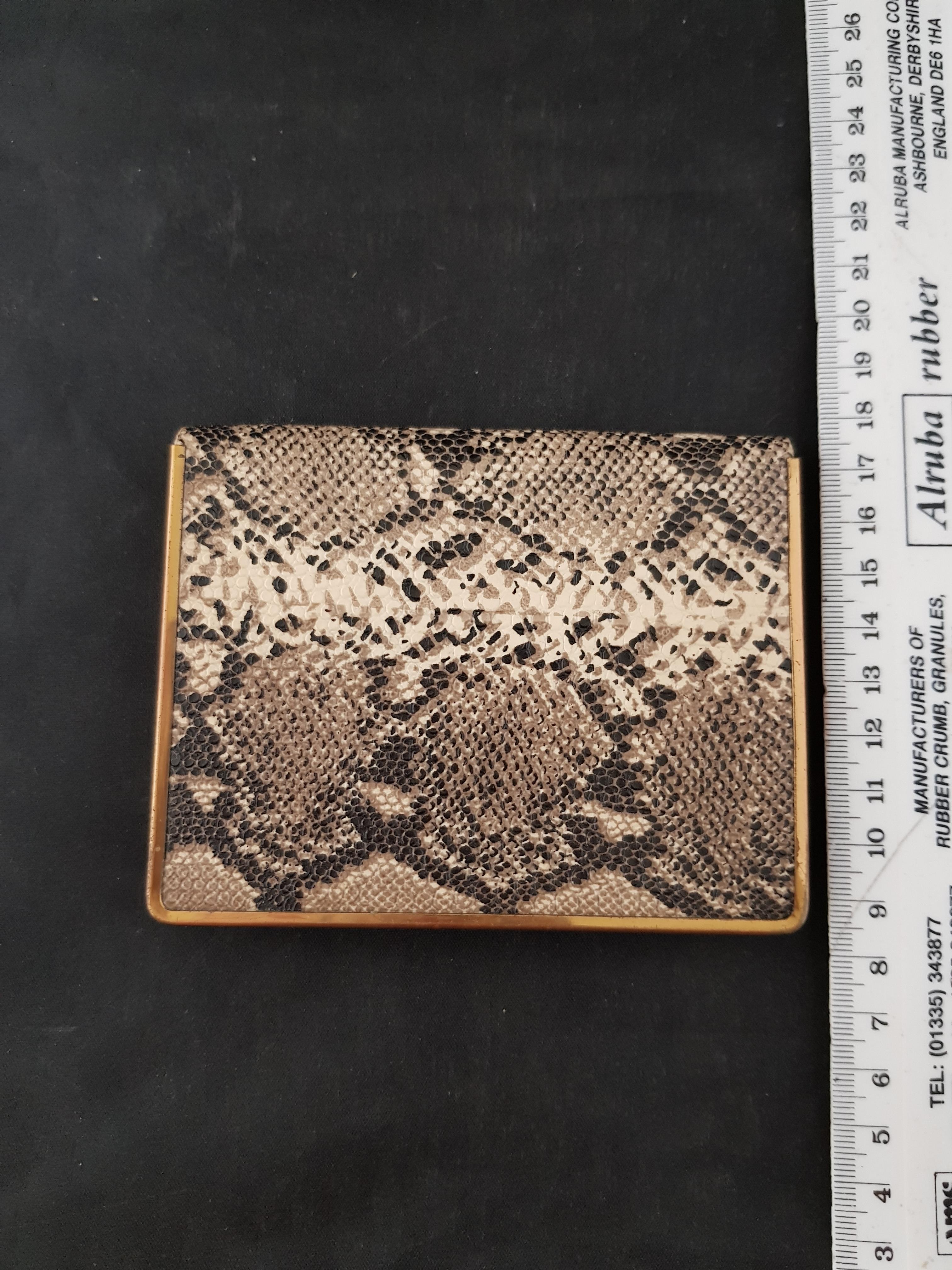 1920's Burleys Perfection Snake skin Cigarette Case