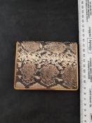 1920's Burleys Perfection Snake skin Cigarette Case