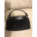 DKNY Logo Shoulder Handbag magnetic closure