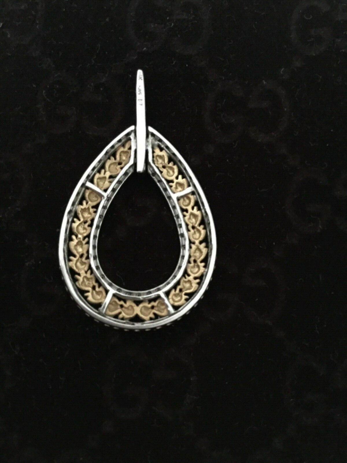 14Ct Gold Ornate Diamond Pendant - Image 6 of 7