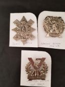 A Collection of Scottish Military Badges