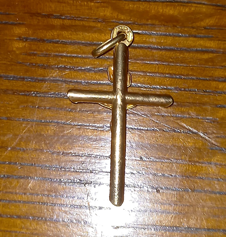 9ct Gold Crucifix 0.97g - Image 2 of 2