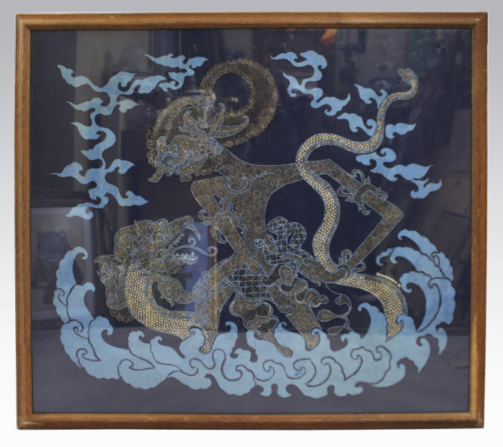 Large Balinese Batik Print by Suhirdiman 1976 - Image 2 of 4