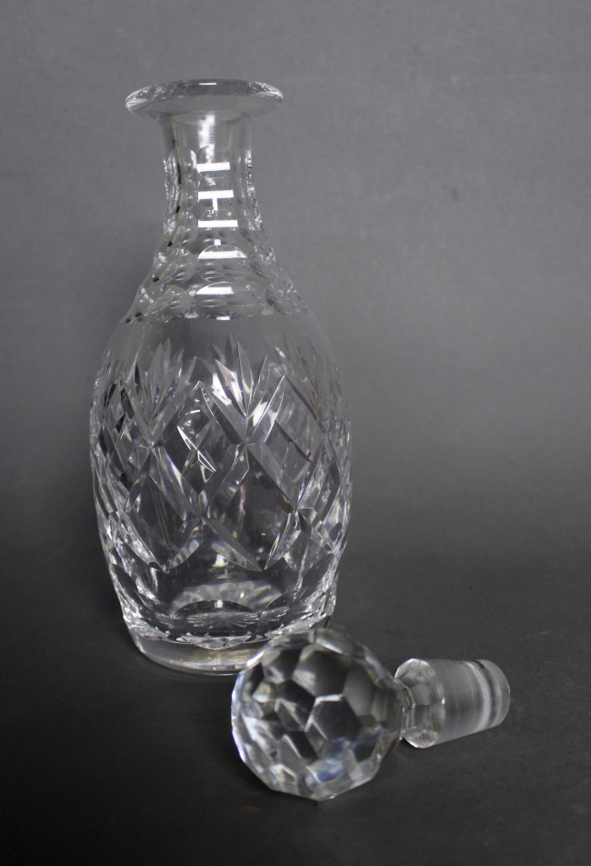Vintage English Cut Glass Decanter - Image 2 of 3
