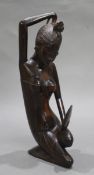 Fine Carved Tribal Figural Sculpture by Parta