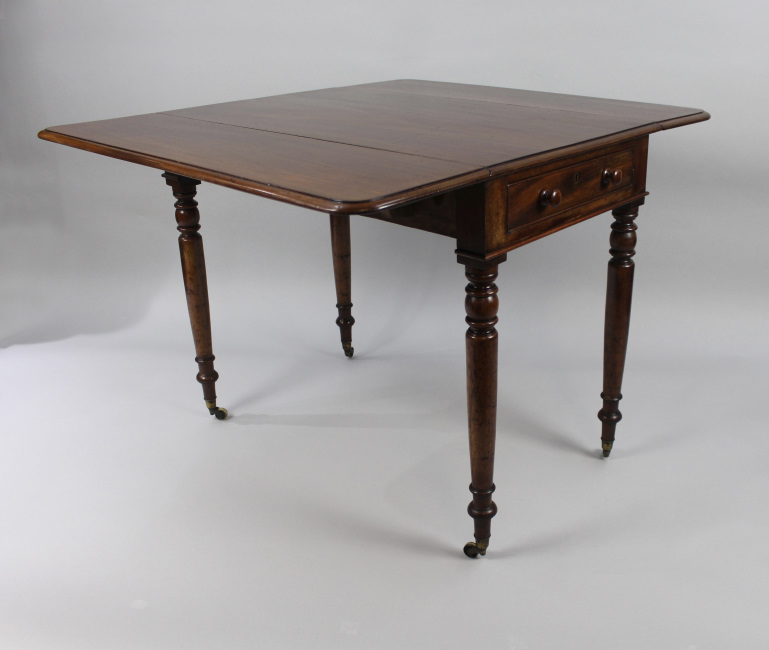 English Regency Mahogany Pembroke Table - Image 4 of 6