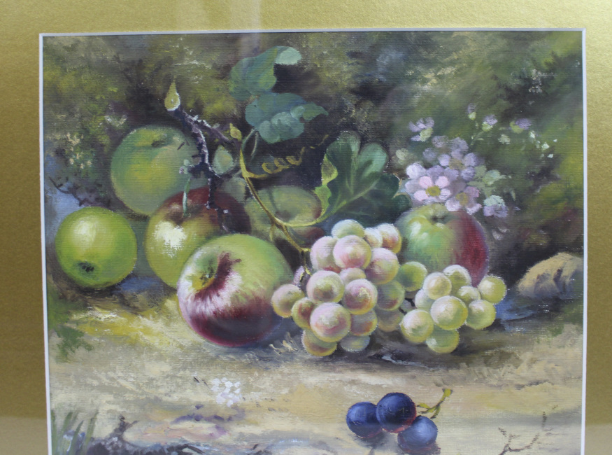 Fine Fruit Still Life by John Freeman (English) Oil on Board - Image 3 of 5