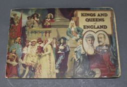 Carreras Virginia Kings and Queens of England Cigarette Card Book Complete