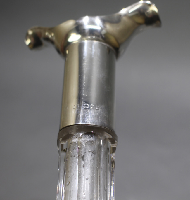 Silver Collared Cut Glass Decanter 1918 - Image 4 of 6