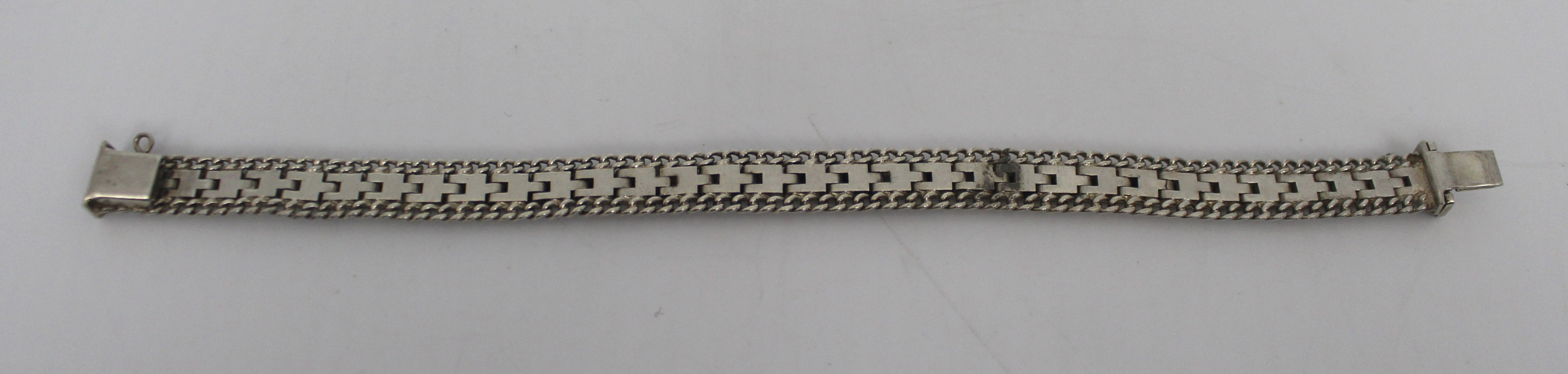 Silver 7 1/2 inch Bracelet - Image 2 of 2