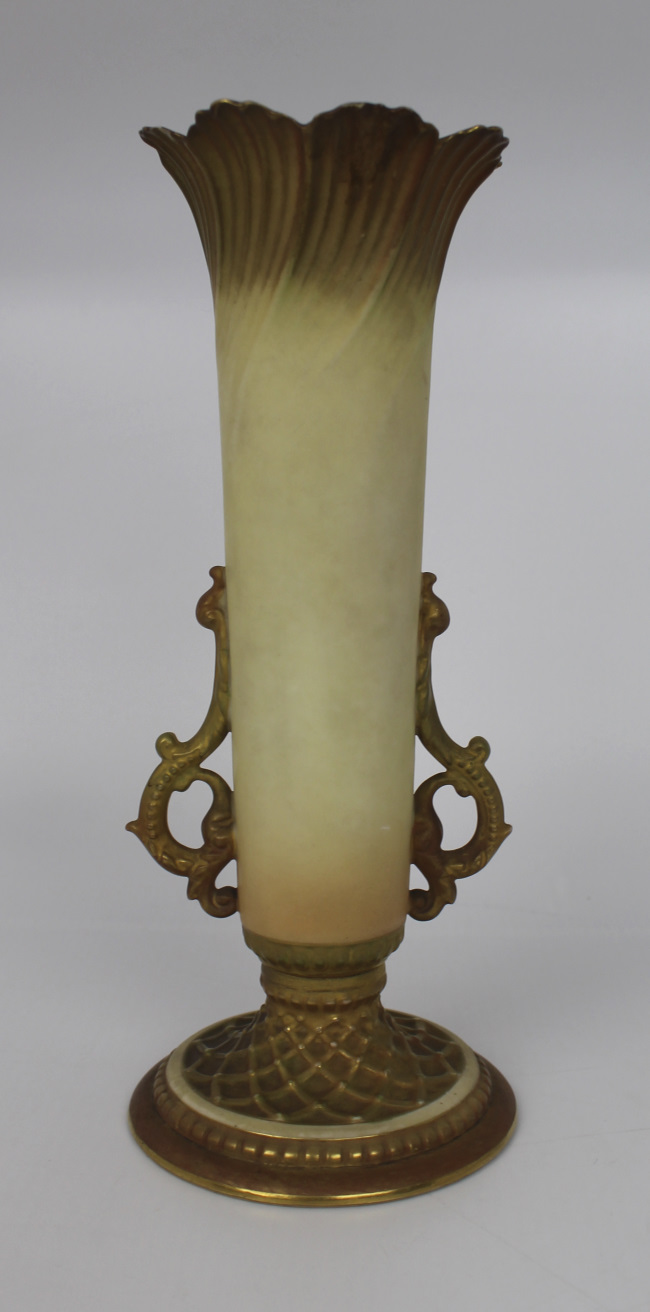 Early 20th c. Royal Worcester Blush Vase - Image 6 of 8