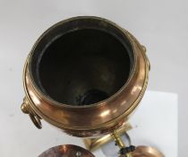 Georgian Adam Style Copper & Brass Samovar