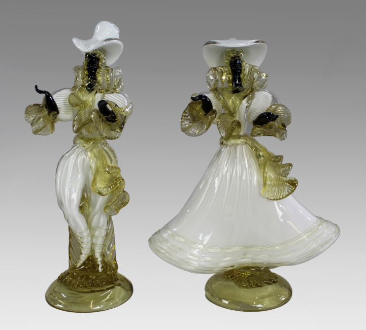 Pair of Murano Glass Figures by Cesare Toffolo - Image 2 of 10