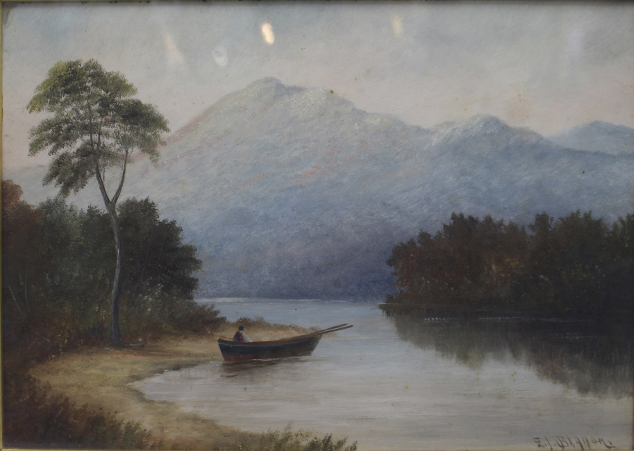 Late 19th c. Landscape by E.J.Bladon (British) - Image 2 of 5