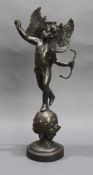 Decorative Classical Bronze Cupid Statue