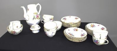 Royal Worcester Roanoke 6 Place Tea Service Plus Extras