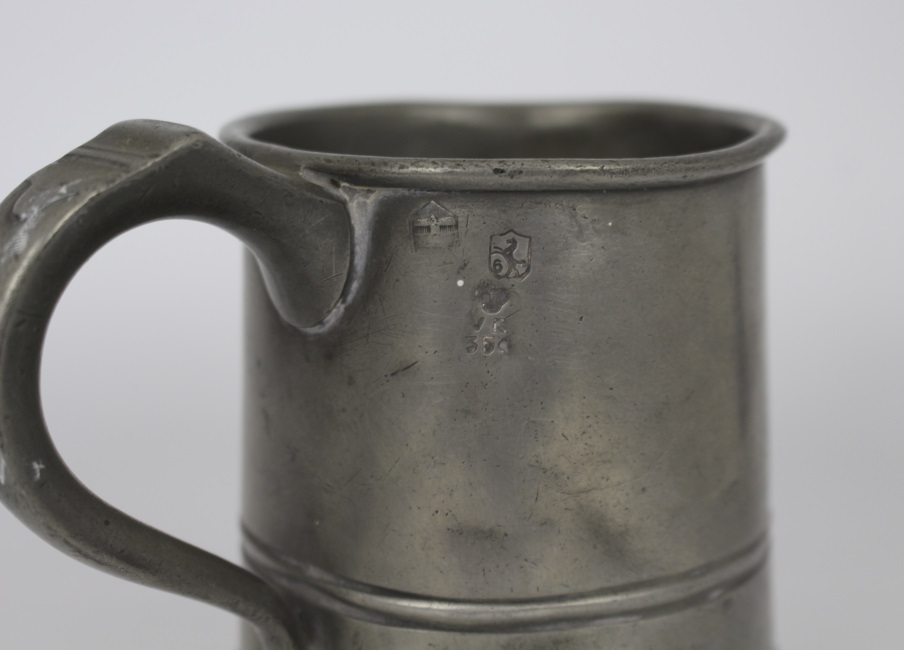 Antique Victorian Pewter Tankard "Old Lord Raglan" - Image 4 of 5