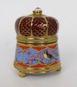 Franklin Mint Jewelled Music Box "Nightingale"