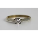 Diamond Solitaire Ring 0.21 Carat