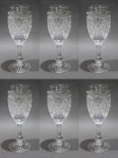 Set of 6 Tudor Crystal