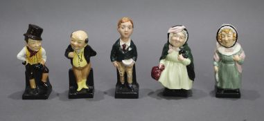 Set of 5 Charles Dickens Figurines