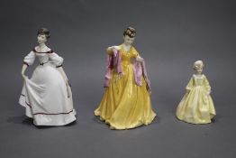 Set of 3 Royal Worcester Figurines Coming of Age