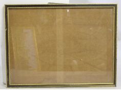 Hogarth Style Ebonized & Gilt Glazed Frame