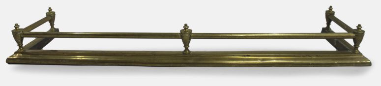 Early 19th c. Brass Fire Fender