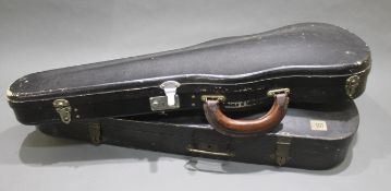 Pair of Old Violin Cases