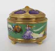 Franklin Mint Jewelled Music Box "Cinderella"