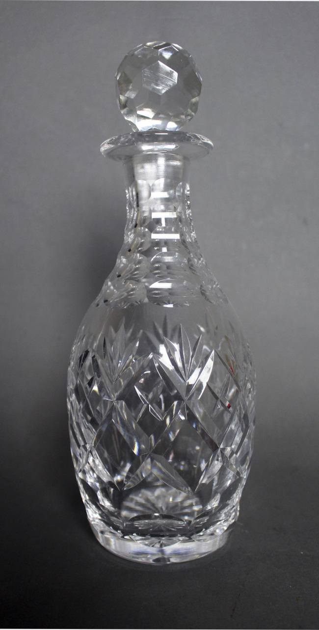 Vintage English Cut Glass Decanter