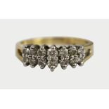 14 Stone Diamond Ring